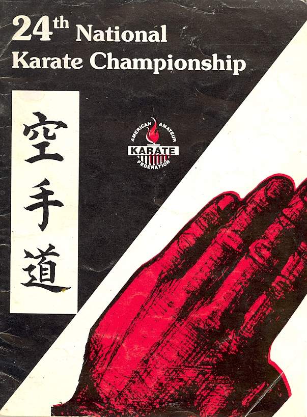 1985 National Karate Championship Program